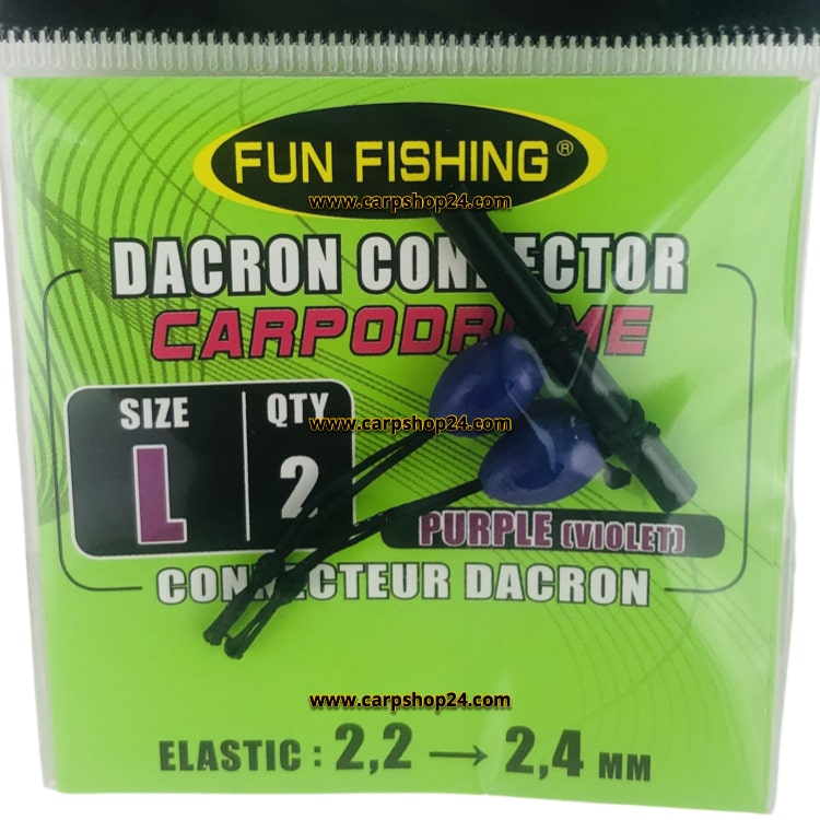 Fun Fishing Dacron Connectors L Purple 44521730