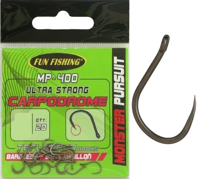 Funfishing_MP400 Barbless Haken Weerhaakloos Oog