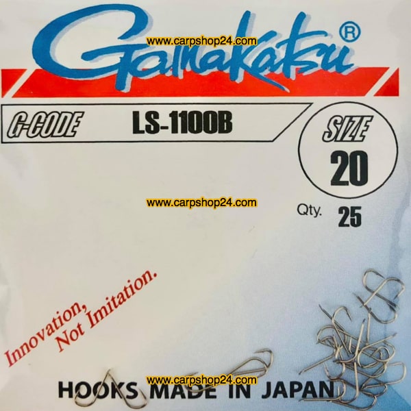 Gamakatsu LS-1100B Bronze Brons Haak Weerhaak Nr 20 146516-2000