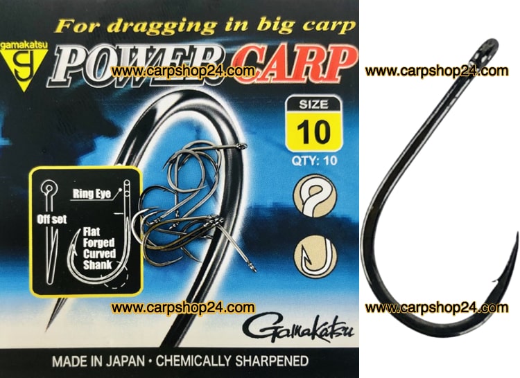 Gamakatsu Power Carp Ring Eye Haken Oog Weerhaak