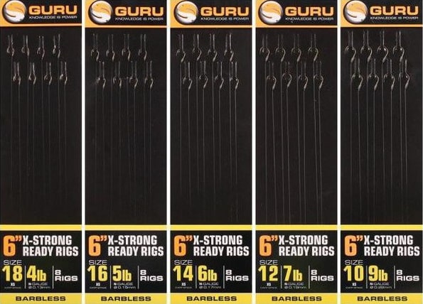 Guru 6" X-Strong Ready Rigs 15cm Onderlijnen