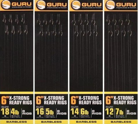 Guru 6" X-Strong Ready Rigs 15cm Onderlijnen