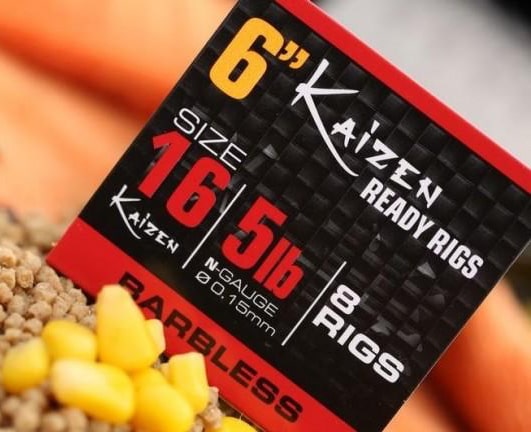 Guru Kaizen 6" Ready Rigs 15cm Barbless Onderlijnen