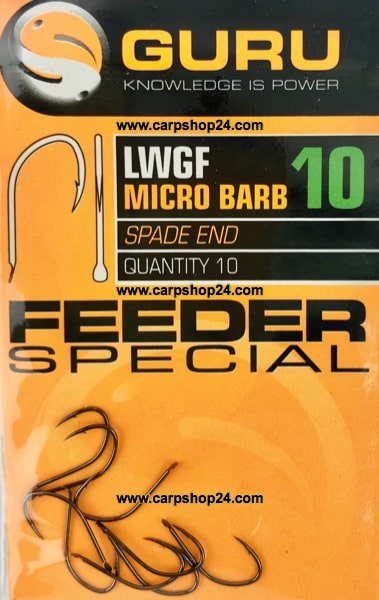 Guru LWGF Micro Barb Spade End Feeder Special Weerhaak Bled Haak 10 GLWGF10