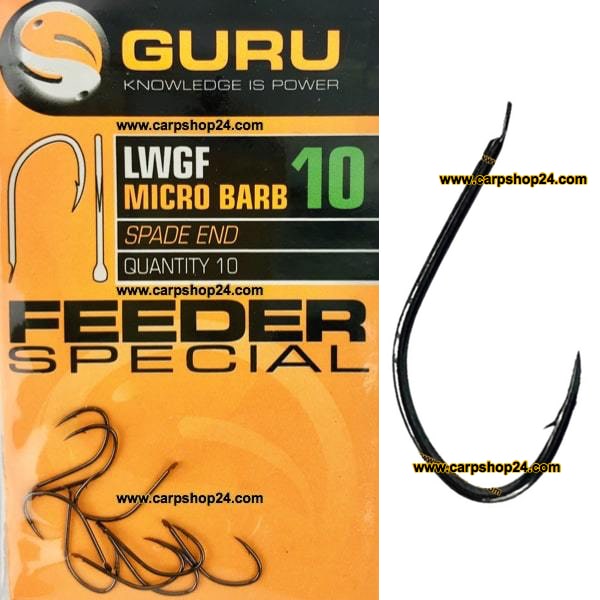 Guru LWGF Micro Barb Spade End Feeder Special Weerhaak Bled Haak 10 GLWGF10