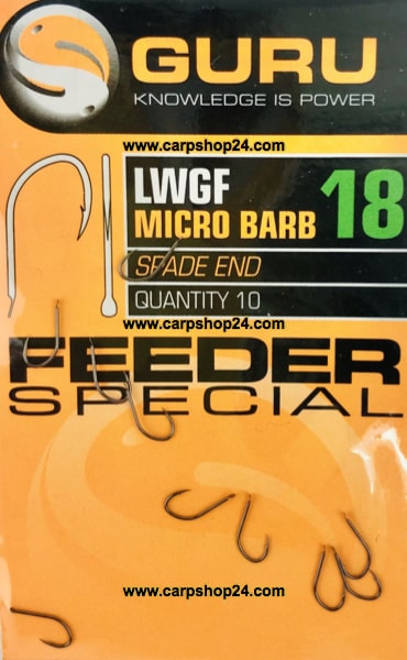 Guru LWGF Micro Barb Spade End Feeder Special Weerhaak Bled Haak 18 GLWGF18