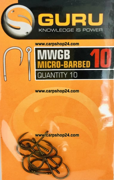 Guru MWGB Micro Barbed Weerhaak Eyed Haak 10 GMWB10