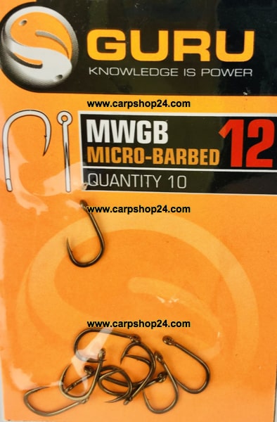 Guru MWGB Micro Barbed Weerhaak Eyed Haak 12 GMWB12