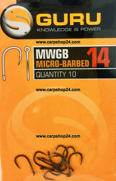 Guru MWGB Micro Barbed Weerhaak Eyed Haak 14 GMWB14