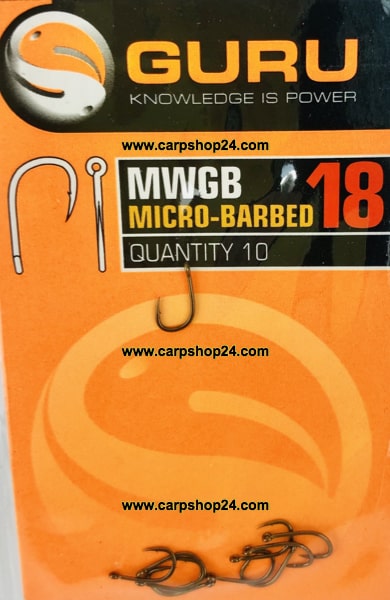 Guru MWGB Micro Barbed Weerhaak Eyed Haak 18 GMWB18