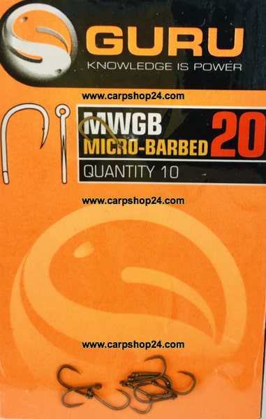 Guru MWGB Micro Barbed Weerhaak Eyed Haak 20 GMWB20
