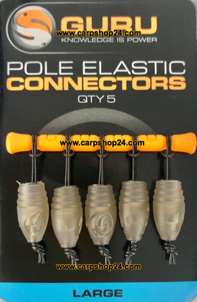 Guru Pole Elastic Dacron Connectors Large GECL