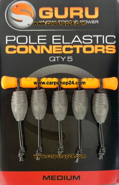 carp elastic pole fishing Guru Pole Elastic Connector - Dacron Connectors