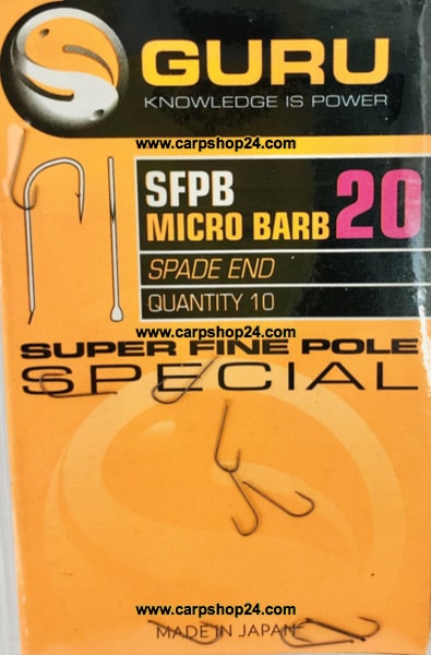 Guru SFPB Micro Barb Spade End Super Fine Pole Special Weerhaak 20 GSFP20