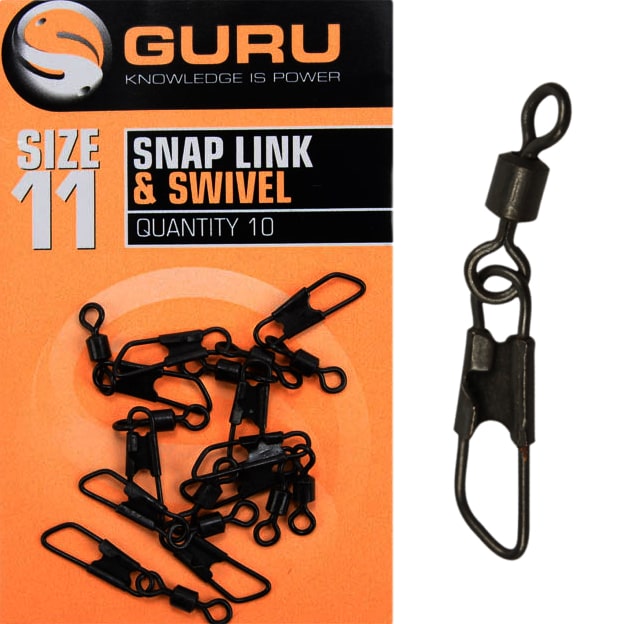 Guru_Size_11_Snap_Link_Swivel_GSLS Draainagel