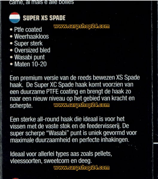 Guru Super XS Spade Barbless Weerhaakloos