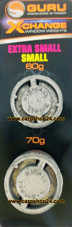 Guru X-Change Window Feeder Weights Feedergewichten Extra Small GWF16