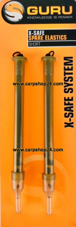 Guru X-Safe Spare Elastics & Tubes – Short & Long, Feeder Fishing