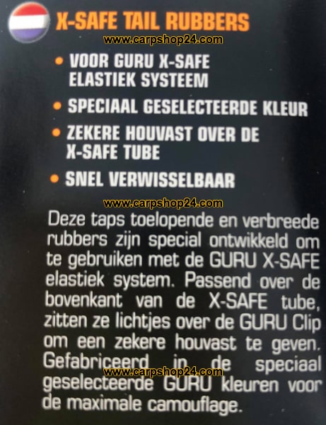 Guru X-Safe Tail Rubbers GTX