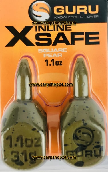 Guru Xsafe Inline Square Pear Feederlood 1.1oz 31g GIL11