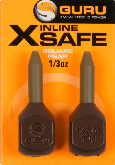 Guru Xsafe Inline Square Pear Feederlood 1/3oz 9g GIL13