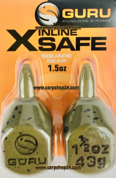 Guru Xsafe Inline Square Pear Feederlood 1.5oz 43g GIL15