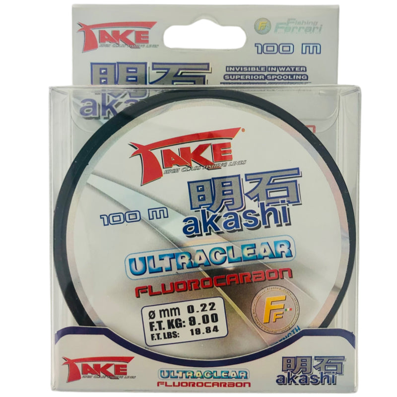 Lineaffe Take Akashi ultraclear fluorocarbon 0.22mm