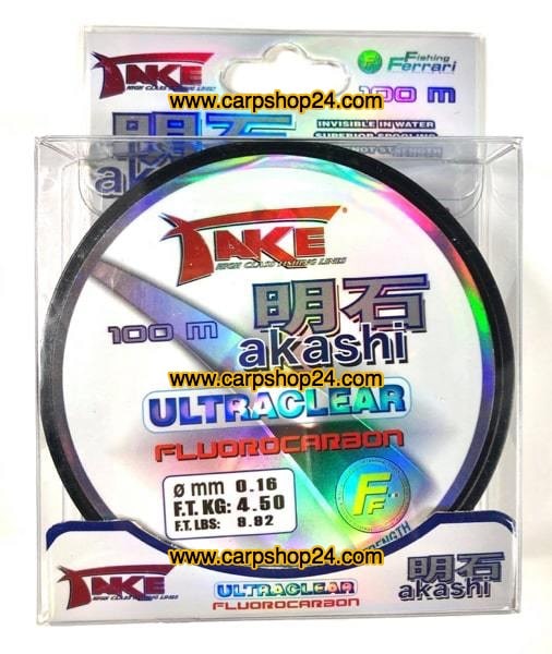 Lineaffe Take Akashi Ultraclear 100m 0.16mm Fluorocarbon