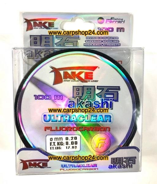 Lineaffe Take Akashi Ultraclear 100m 0.20mm Fluorocarbon