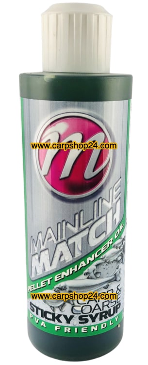 Mainline Match Carp Coarse Sticky Syrup 250ml Pellet Enhancer Oil MM2711