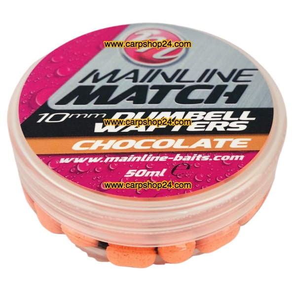 Mainline Match Dumbell Wafters Orange Chocolate 10mm MM3113
