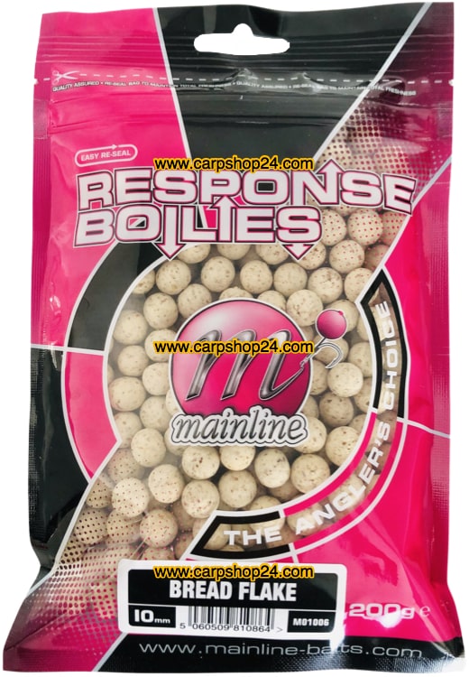 Mainline Response Boilies 10mm Bread Flake M01006