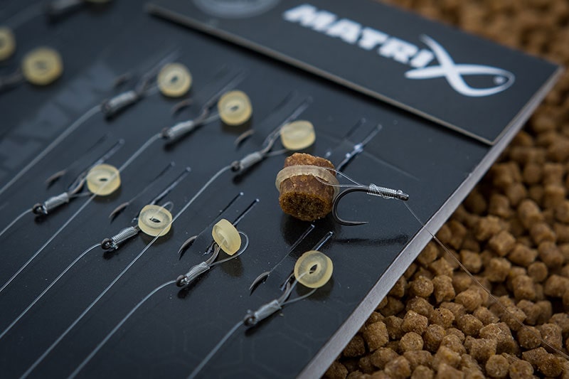 Matrix MXC-4 X-Strong Bait Band Rigs Eyed Barbless  4" - 10cm - Onderlijnen