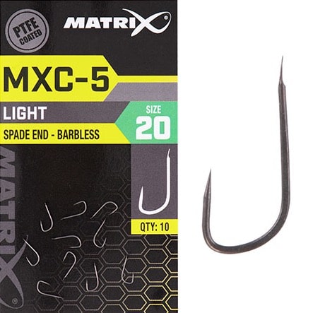 Matrix-MXC-5-Light-Spade-End-Barbless-haken