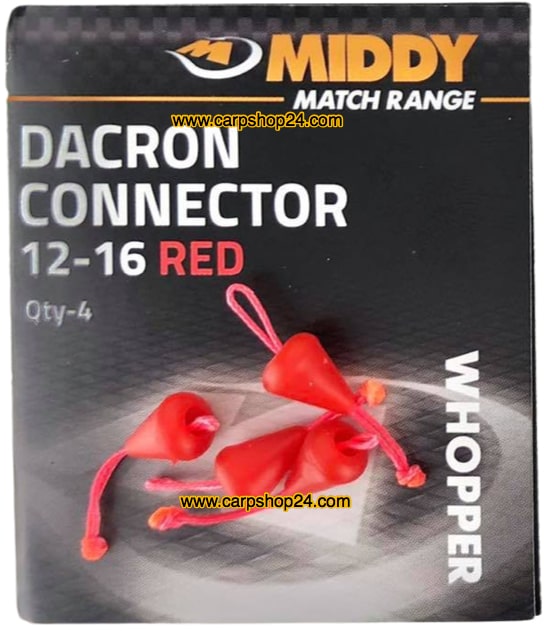 Middy Dacron Connectors 12-16 Rood 1408