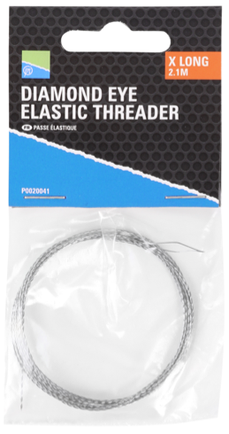 Preston Diamond Eye Elastic Threader Extra Long 2.1m - Passe Elastique ...