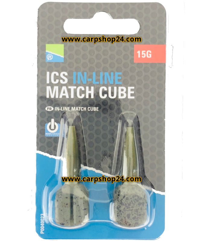 Preston ICS in-line match cubes 15g