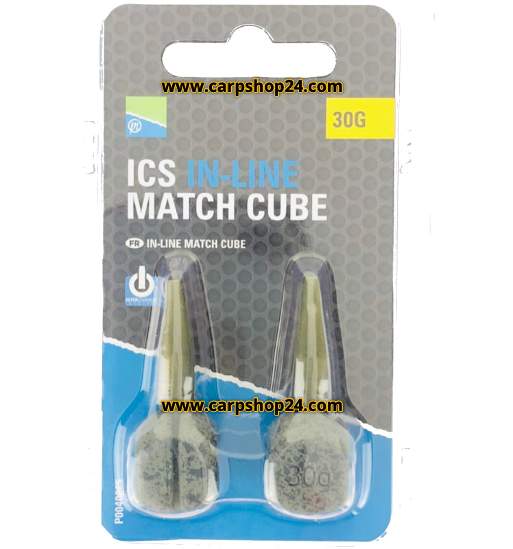 Preston ICS in-line match cubes 30g