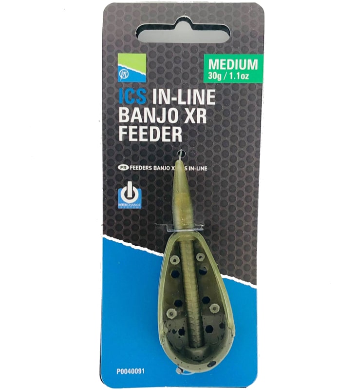 Preston ICS in-line banjo xr feeders medium 30g 1.1oz