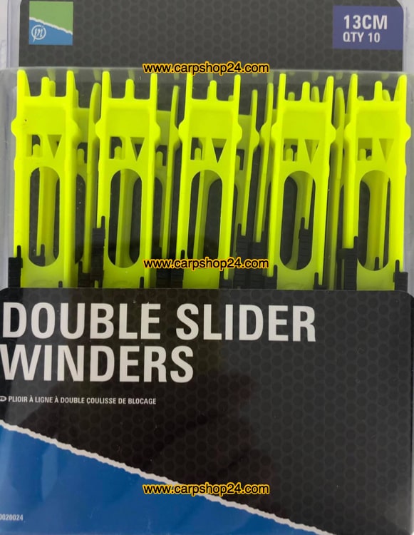 Preston Double Slider Winders Tuigen 13cm Geel P0020024