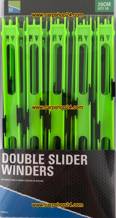 Preston Double Slider Winders Tuigen 20cm Groen P0020026