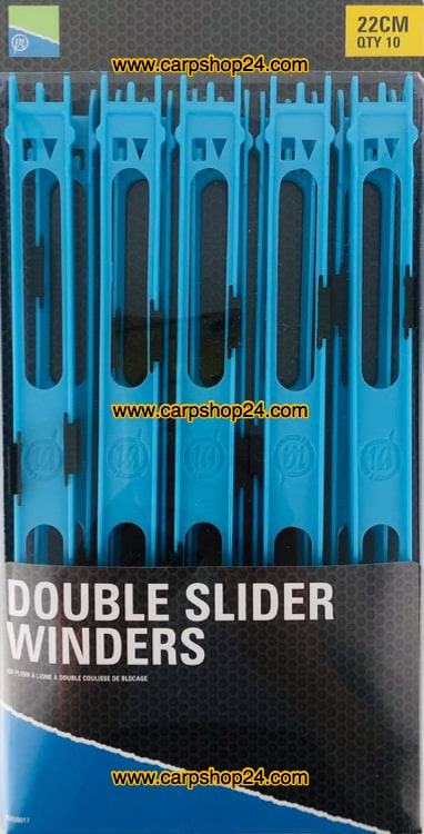 Preston Double Slider Winders Tuigen 22cm Blauw P0020017