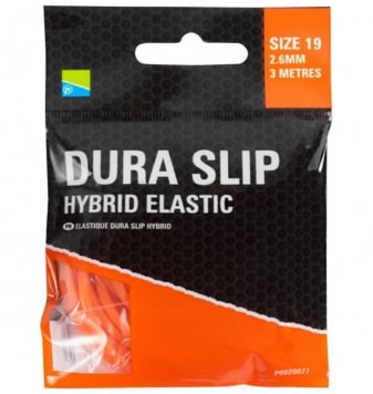 Preston Dura Slip Hybrid Elastic Hybride Elastiek Maat 19 26mm Oranje P0020077