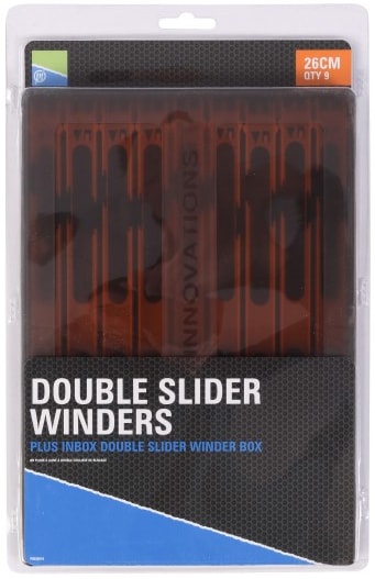 Preston Inbox Double Winder Boxes 26cm Orange Box P0020018 Tuigenlatjes