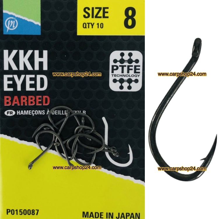 Preston Innovations KKH-B – Ami Senza Ardiglione Con Occhiello, Rivestiti In PTFE, Confezione Da 10 – Ideali Per Pellet, Mais E Carne - 4