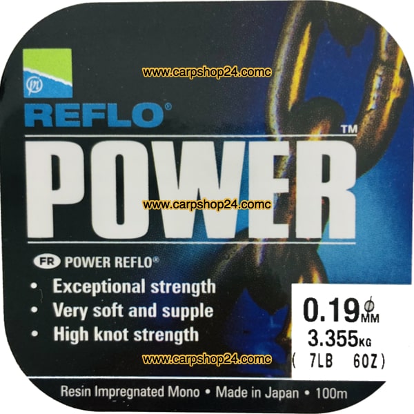 Preston Reflo Power Nylon Draad 0.19mm P0270012