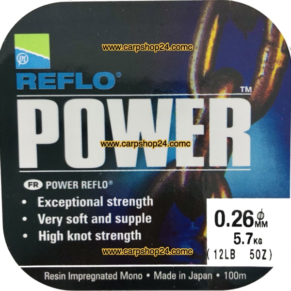 Preston Reflo Power Nylon Draad 0.26mm P0270014