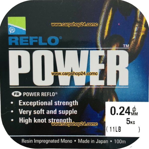 Preston Reflo Power Nylon Draad 0.24mm P0270015