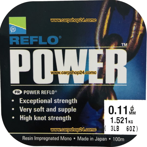 Preston Reflo Power Nylon Draad 0.11mm P0270008