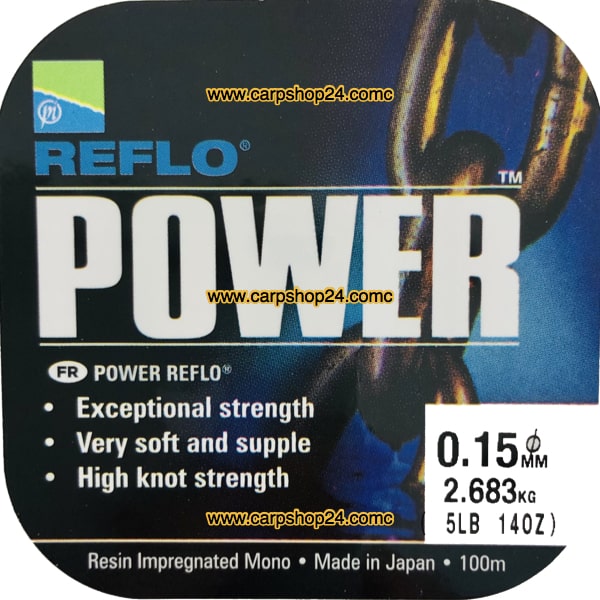 Preston Reflo Power Nylon Draad 0.15mm P0270010